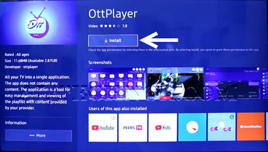 Hoe OTTPlayer voor IPTV op Smart TV te Installeren